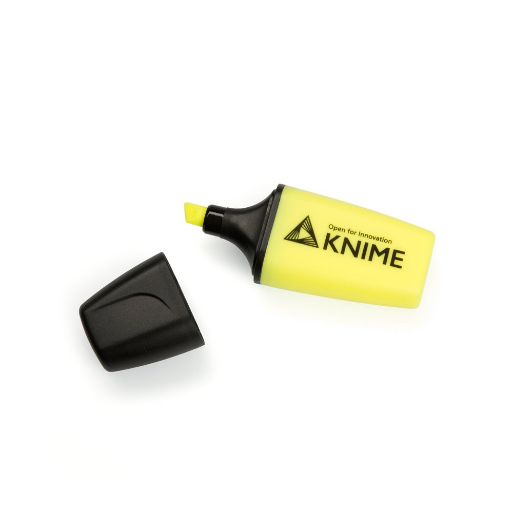 Individuell bedruckter Mini Textmarker von der Marke Stabilo
