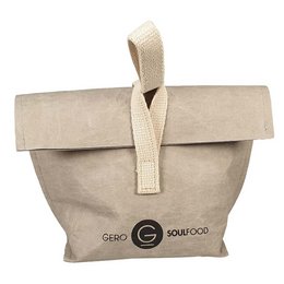 Werbe-Lunchbag Yummy M aus Papyer mit Isolierfolie 