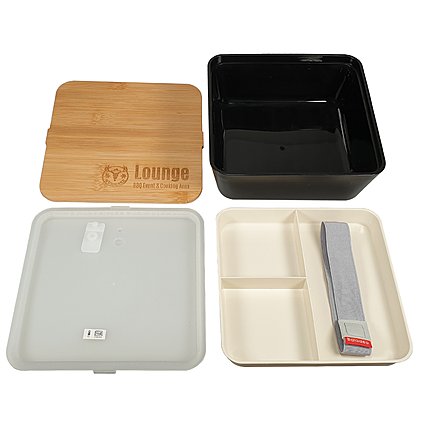 Lunchbox Saitama Einzelelemente mit Logo-Lasergravur