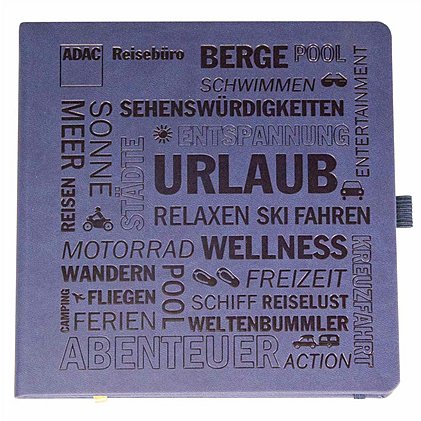 Individuell gestaltbares WErbe-Notizbuch mit Logo-Prägung