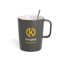 Werbe-Kaffetasse individuelle Farbe im Hydroglasurverfahren in höchste Mahlwercke Qualität 