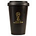 Bedruckter Coffee2go Becher Form343  Muster zur Fusball WM