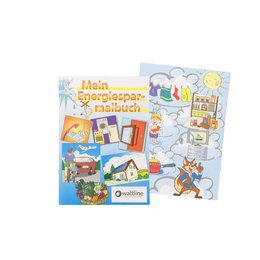 Malbuch für Kinder mit Logo bedruckt als Werbemittel für Wattline GmbH