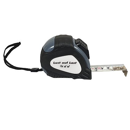 Automatik Bandmaß  5 m mit Logo-Doming