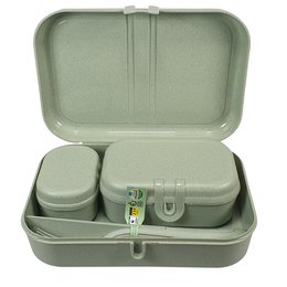 Brotzeitdose aus recyceltem Material individuell bedruckt