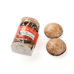 Mini Lebkuchen als Werbegeschenk mit Schokoladenboden und feiner Glasur aus der Lebküchnerei WEISS