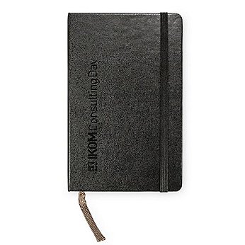 Werbe-Notizbuch mit Folienprägung