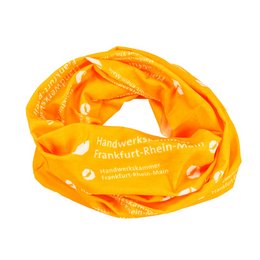 Werbemittel vielfältig einsetzbar: Atmungsaktives Multifunktionstuch für Sport und Outdoor mit Werbung individuell bedruckt