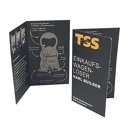 Günstiger Streuartikel als Werbe- Multifunktionstool-Schlüsselanhänger