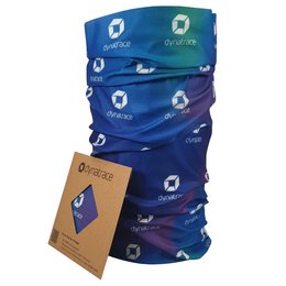 Werbe-Multifunktionstuch mit allover-Druck und Papierumschlag