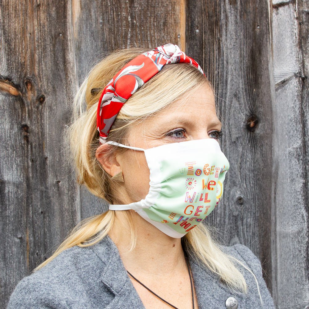 Mundmaske mit Logo bedruckt aus Polyester