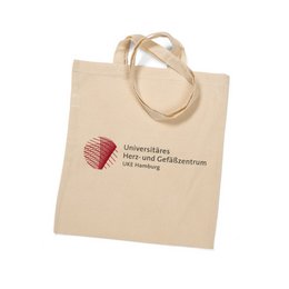 bedruckbare und individuell gestaltbare, nachhaltige Werbe-Baumwolltasche mit Logo-Druck