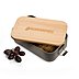 Lunchbox mit Buchenholzdeckel und Lasergravur