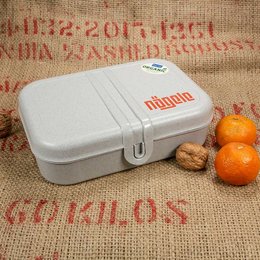 Bedruckte Lunchbox aus nachhaltigem Organic Kunststoff