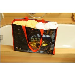 nachhaltige, PP-Woven Tasche, -shopper individuell bedruckf tür Wellness-Hotel Lindenhof in Südti