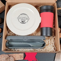 Nachhaltiges Werbe-Geschenkset individuell gestaltet