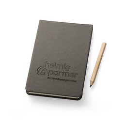 Nachhaltiger Werbe-Reporterblock mit Logoprägung