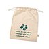 Wiederverwendbarer Mehrzweckbeutel, waschbar, mit Kordelzug, individuell bedruckt. 