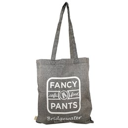 Nachhaltige Einkaufstasche aus recycelten Baumwollfasern individuell bedruckt
