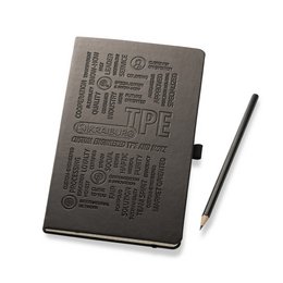 Notizbuch made in Italy mit individueller Blindprägung