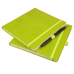 Notizbuch IVORY LINE Q44, Tucson-Einband mit Blindprägung