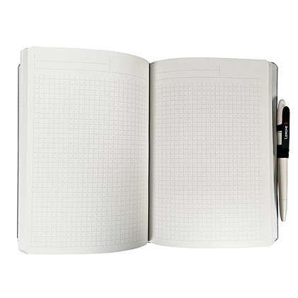 Ocean Book WAVE A5 aus recyceltem Papier mit  Werbeprägung 