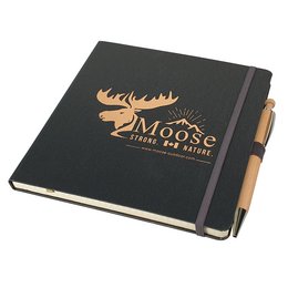 Das Werbe-Notizbuch mit individueller Folienprägung