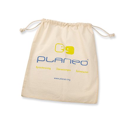 Baumwollbeutel für Brot, Obst, Gemüse individuell mit Firmenwerbung bedruckt