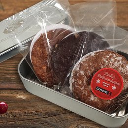 einzelne Werbe-Elisenlebkuchen individuell bedruckt