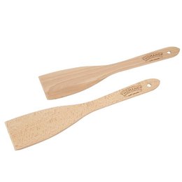 Pfannenwender aus Buchenholz mit individueller Lasergravur