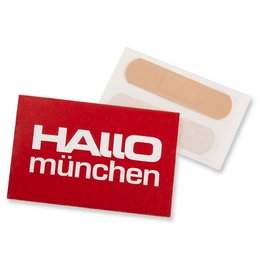 Pflastermäppchen bedruckt als Streuartikel