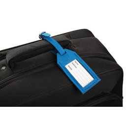 bedruckter Werbe-Filz-Kofferanhänger mit Adressfeld zum Selbstbeschriften