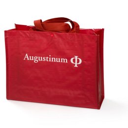 Aus recycelten PET-Flaschen hergestellt: Umweltfreundliche PP-Woven Tasche als großflächig bedruckbare Werbetaschen