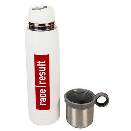 Werbe-Thermosflasche aus Edelstahl mit Logo