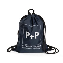 Bedruckter Rucksackbeutell JOIN mit Schlaufe und Reißverschluß