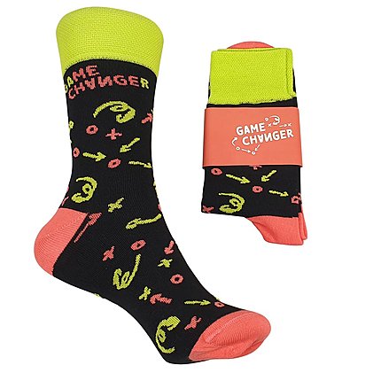 Logosocken aus Bio-Baumwolle mit bedruckbarer Banderole