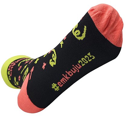 Werbesocken aus Bio-Baumwolle mit bedruckbarer Banderole