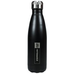 Premium Marken-Trinkflasche MOOSE aus Metall, Vakuum mit Logo-Lasergravur für Zeppelin Baumaschinen
