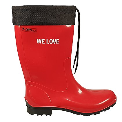 Regenstiefel mit Schutzaufsatz und individuellem Logo 