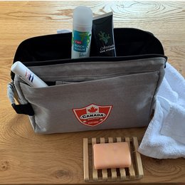 Bedruckte Kulturtasche Circle aus Pet-Flaschen recycelt