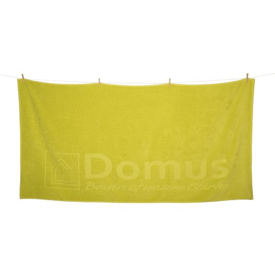 Werbe-Strandtuch aus Zwirnfrottier, 100 x 200 cm, Sonderproduktion individuell ab 100 Stück