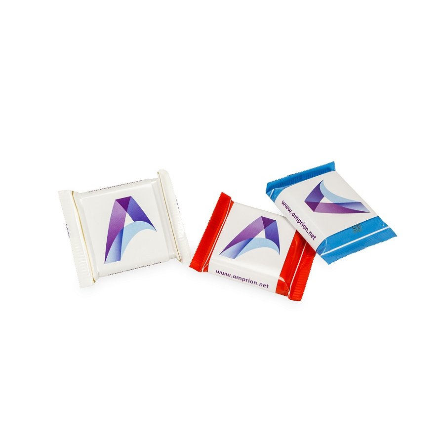 Ritter Sport Mini in bedruckter Werbebanderole