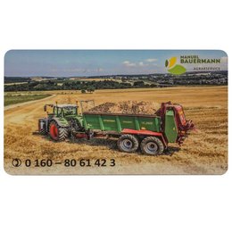 Robustes Resopal Werbe-Frühstücksbrett mit Logo-Digitaldruck für Agrarhandel Bauermann