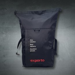 Rucksack als Werbeartikel mit Logo im Siebdruck 