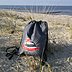 Rucksackbeutel-Zugbeutel JOIN bedruckt für den Kiosk am Zeltplatz in Spieleroog an der Nordsee