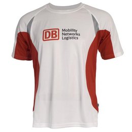 Runningshirt für Damen und Herren bedruckt – Deutsche Bahn