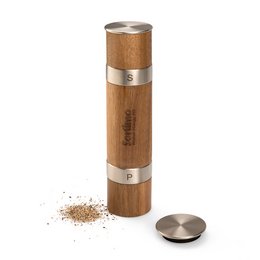 AdHoc Duo Salz-Pfeffermühle mit individueller Lasergravur