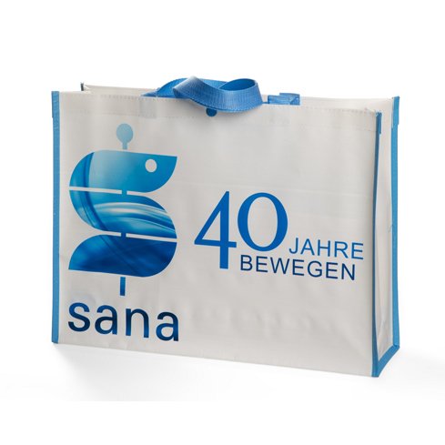 PP-Woven-Werbetasche 47 x 35 x 13 cm, beidseitig bedruckt