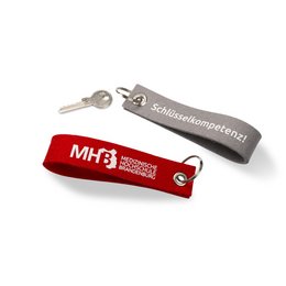 Schlüsselanhänger aus Filz mit individuellem Werbedruck