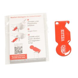 Werbe-Schlüsselanhänger in Sonderform mit eigenem Logo